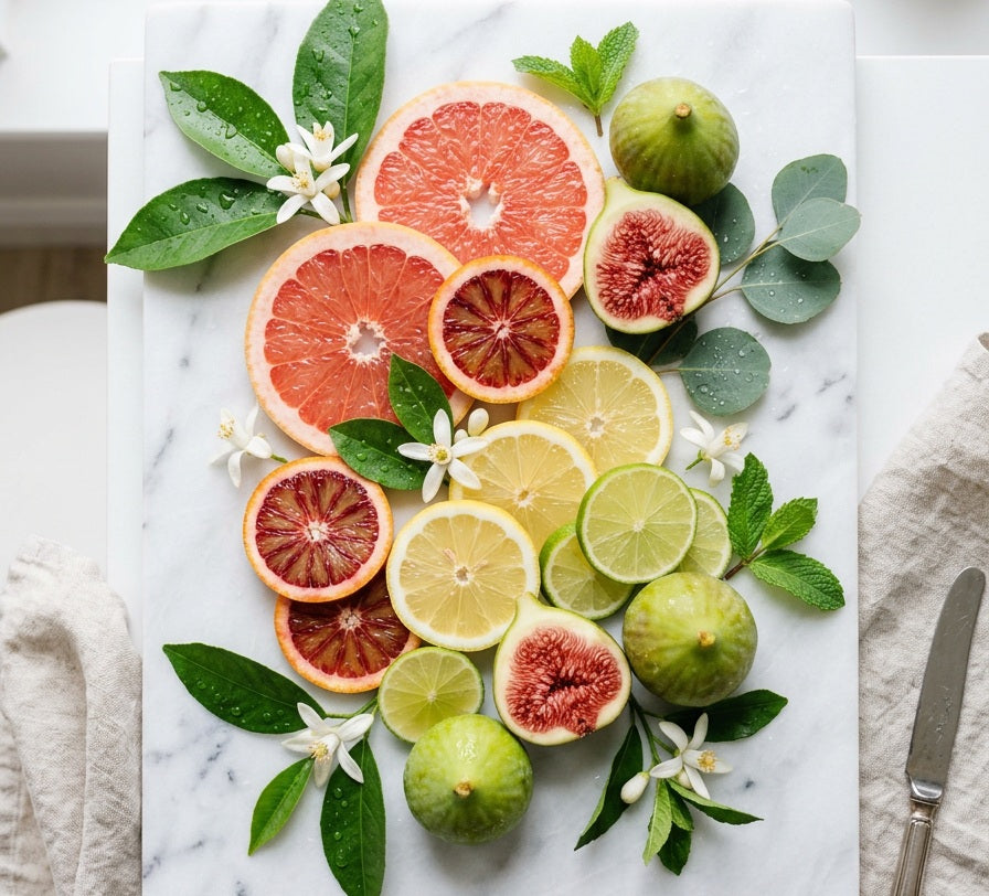 Fresh & Fruity candle collection
