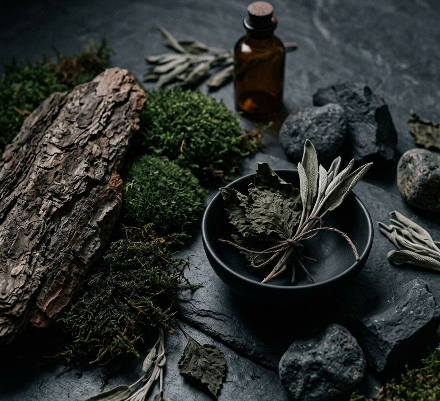 Woody & Earthy candle collection