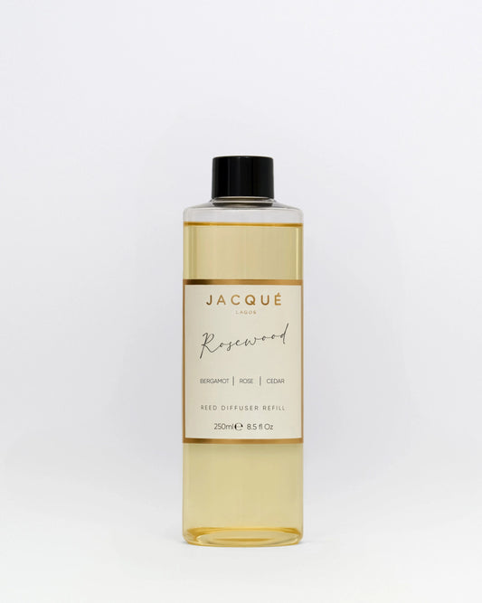 Rosewood transparent refill bottle